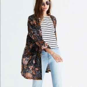 Madewell Robe Jacket in Sea Floral